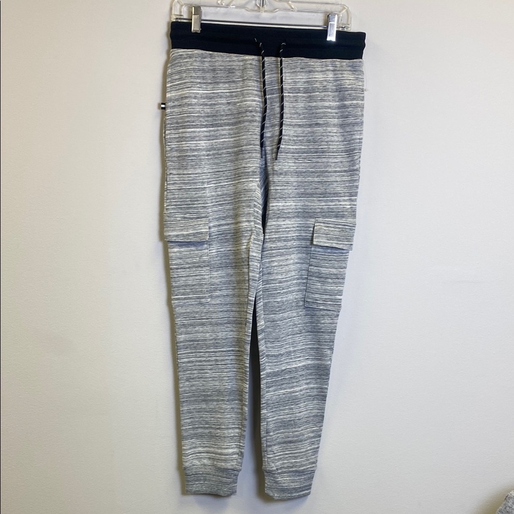 Edgar + Ash Small Women’s Gray Striped Jogger Pants